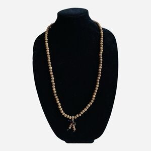 Palo Santo Wooden Mala Rosary Necklace Bracelet Meditation Buddhist New